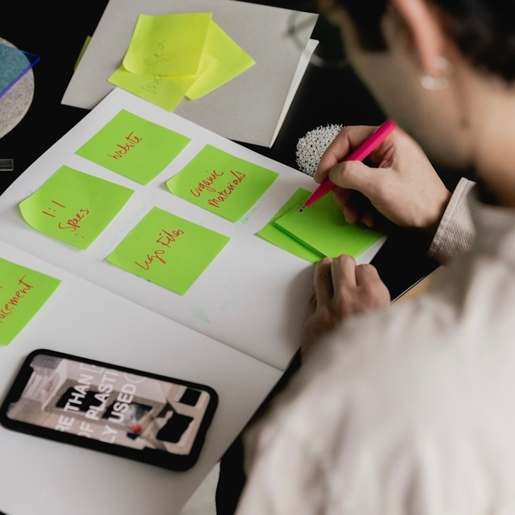 Card-Sorting und Anylse Iphone-Darstellung