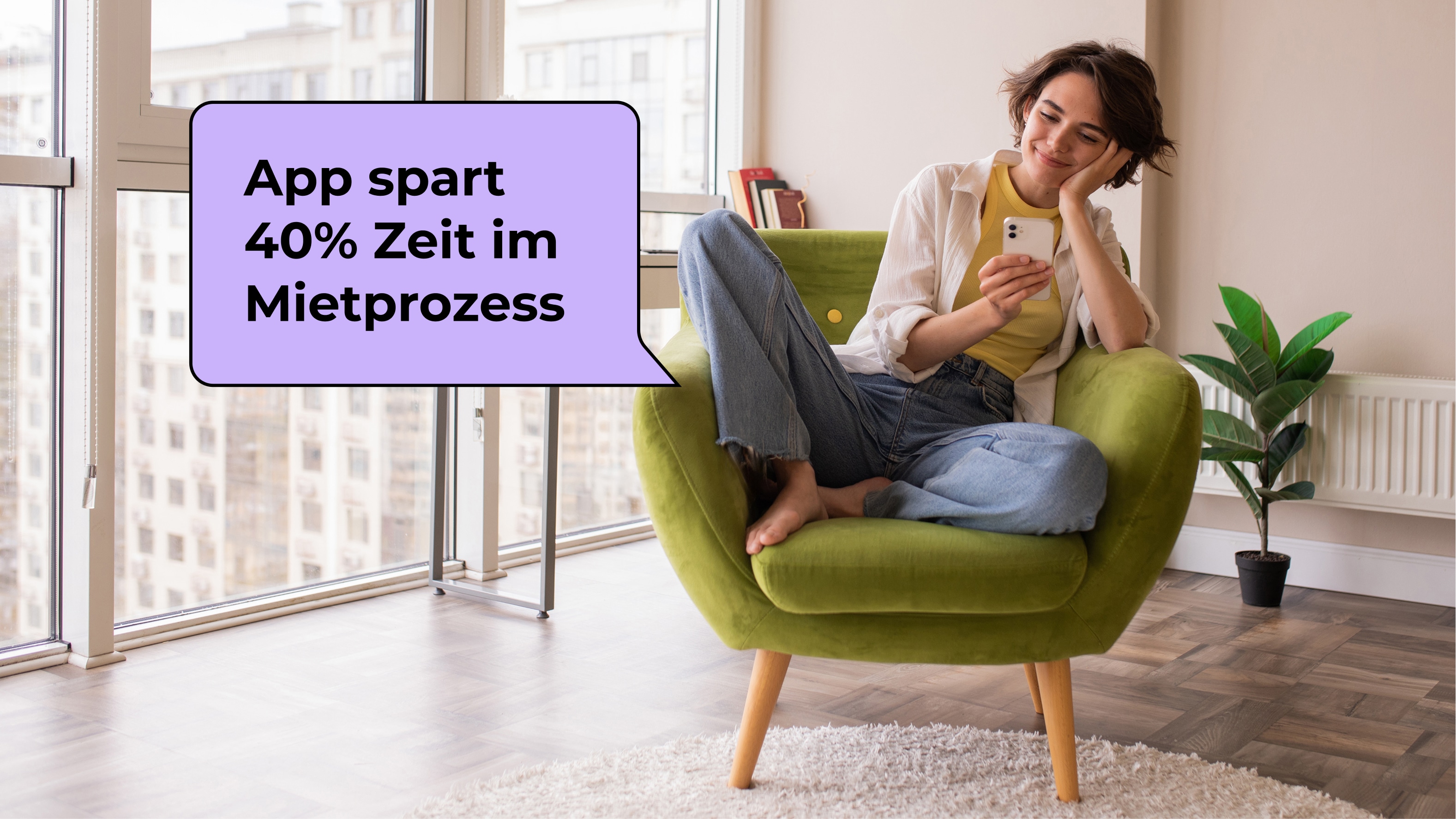 Amiwo Frau mit Sprechblase