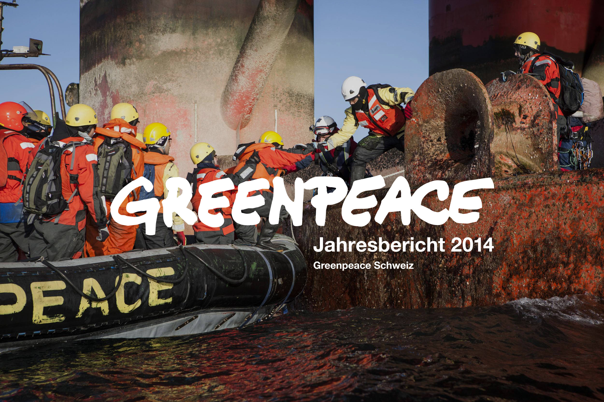 Das Greenpeace Cover.